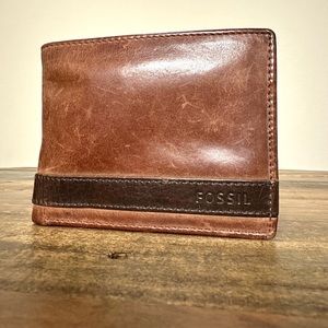 Fossil Bifold Leather Wallet